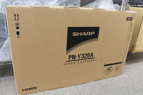 シャープ社インフォメーションディスプレイ　32V型 PN-Y326A Amazon.co.jp: PN-Y326A [32V型ワイドインフォメーション